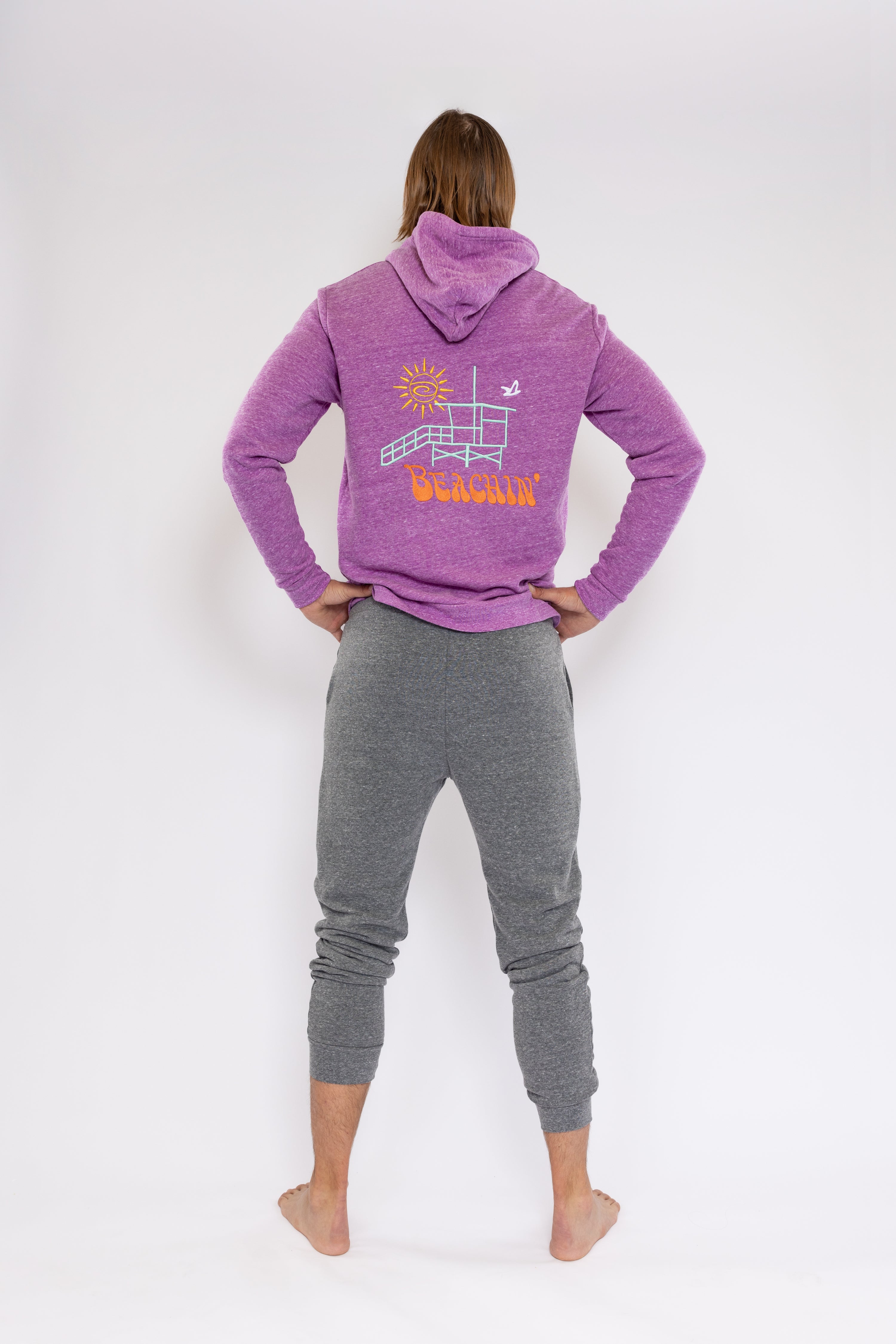 Lifeguard Tower Beachin' Pullover Hoodie